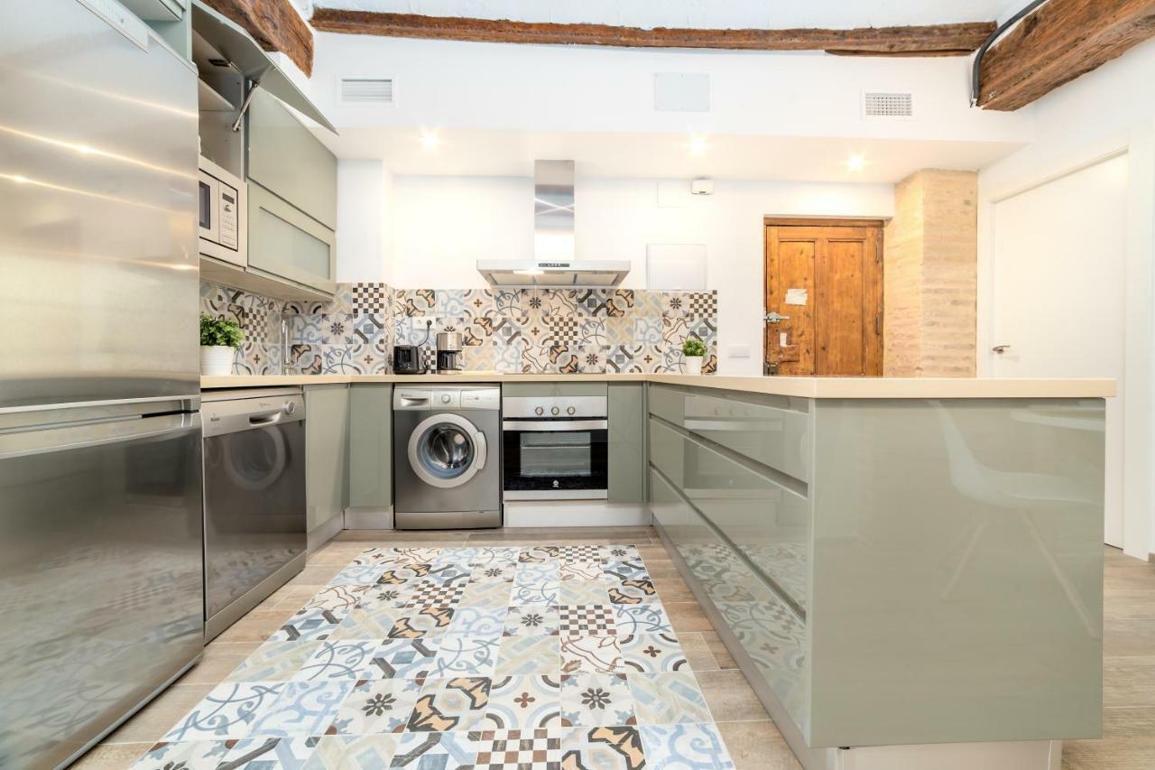 Florit Flats - Cathedral Luxury Terrace Flat 2Br 2Ba Ac Wifi Lejlighed Valencia Eksteriør billede