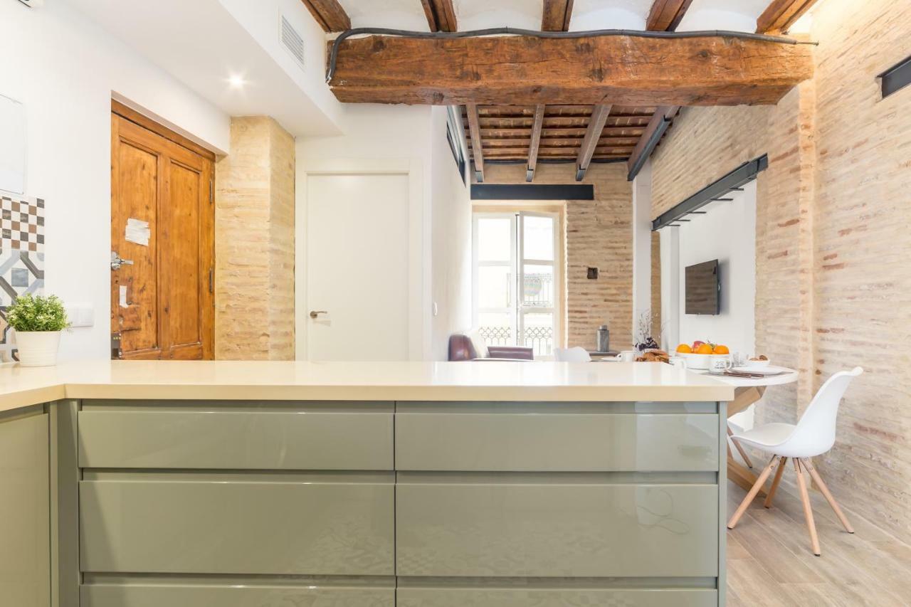 Florit Flats - Cathedral Luxury Terrace Flat 2Br 2Ba Ac Wifi Lejlighed Valencia Eksteriør billede